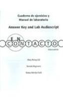 Cuaderno de ejercicios y Manual de laboratorio Answer Key and Lab Auido Script for En contacto: Gramtica en accion, 8th