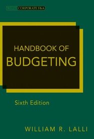 Handbook of Budgeting (Wiley Corporate F&A)