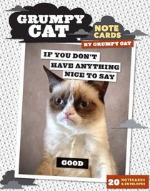 Grumpy Cat Notecards: 20 Notecards & Envelopes