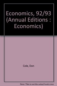 Economics, 92/93 (Annual Editions : Economics)