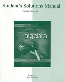 Introductory Algebra Student Solutions Manual