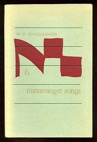 Six Minnesinger Songs (Burning Deck Poetry Series)