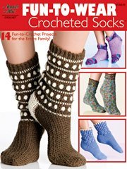 Fun-to-Wear Crocheted Socks (Annite's Attic #8765351)