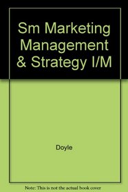 Sm Marketing Management & Strategy I/M
