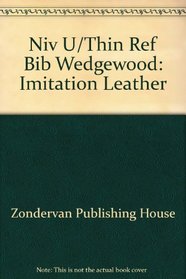 Niv Ultrathin Reference Bible: Wedgewood Blue Bonded Leather (NIV Ultrathin Reference)