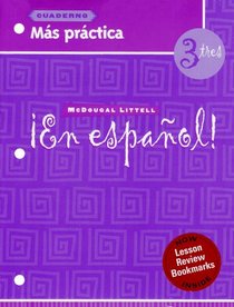 En Espanol: Level 3 Mas Practica Cuaderno