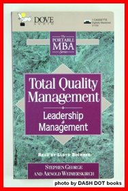 Total Quality Management/Cassette (Portable MBA (Audio))
