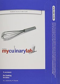 MyCulinaryLab Student Access Code Card for On Cooking: A Textbook of Culinary Fundamentals (standalone)