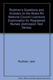 NCLEX-RN National Council Licensure Examination for Registered Nurses (Admission Test Series)