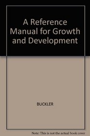 A Reference Manual for Growth and Development