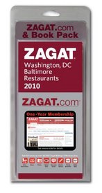 2010 Washington DC Zagat.com & Book Pack
