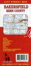 Bakersfield and Kern County Road Map