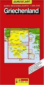 Grosse Landerkarte 1:300.000: Mit Einer Ubersichtskarte, Fahrverbindungen Und Einem Stadtplan Von Athen (GeoCenter Euro Map) (German Edition)