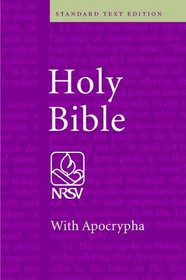 NRSV Standard Text with Apocrypha Burgundy Hardcover NR10A