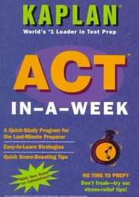 Kaplan ACT In-A-Week 1996