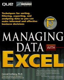 Managing Data With Excel (Business Computer Library)