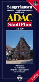 ADAC Stadtplan Sangerhausen 1 : 15 000.