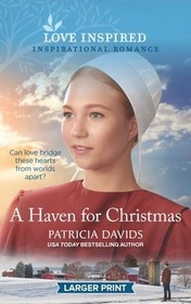 A Haven for Christmas (North Country Amish, Bk 3) (Love Inspired, No 1315) (Larger Print)