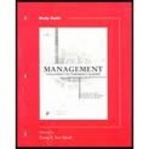 Study Guide to accompany Management: Challenges for Tomorrow's Leaders