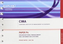 Organisational Management and Information Systems - Pocket Notes (Cima)