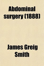 Abdominal surgery (1888)