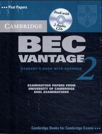 Cambridge BEC Vantage 2 Self Study Pack: Examination papers from University of Cambridge ESOL Examinations (Cambridge Books for Cambridge Exams)