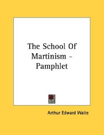 The School Of Martinism - Pamphlet