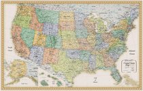 Rand Mcnally United States Wall Map (Classic Edition United States Wall Map)