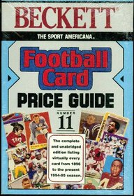 The Sport Americana Football Card Price Guide No 11
