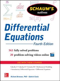 Schaum's Outline of Differential Equations, 4th Edition (Schaum's Outline Series)