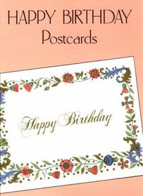 Happy Birthday Postcards (Small-Format Card Books)