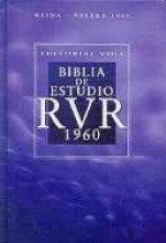 RVR 1960 Biblia de estudio, tapa dura, con indice (Spanish Edition)