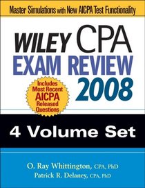 Wiley CPA Exam Review 2008 (Wiley Cpa Examination Review (4 Vol Set))