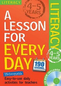 Literacy Ages 4-5 (Lesson for Every Day)