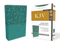 KJV, Thinline Bible, Large Print, Leathersoft, Green, Red Letter Edition, Comfort Print: Holy Bible, King James Version