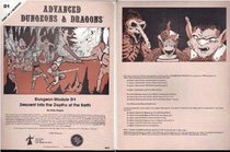 Descent Into the Depths of the Earth: Dungeon Module D1 (First of 3 Modules) (Advanced Dungeons & Dragons)