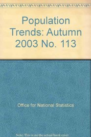 Population Trends: Autumn 2003 No. 113