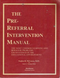 The Pre-Referral Intervention Manual