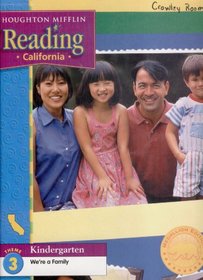 Houghton Mifflin Reading Teachers Edition Grade K Theme 3 (We're a Family)