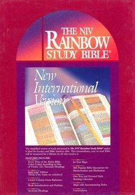 The New International Version Rainbow Study: Deluxe Leather