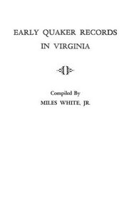 Early Quaker Records in Virginia