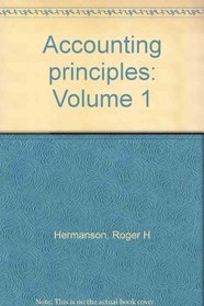 Accounting principles: Volume 1