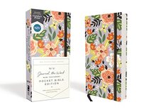 NIV, Journal the Word New Testament, Pocket Bible Edition, Hardcover, Floral, Red Letter, Comfort Print (NIV Journal the Word Bible)