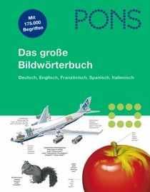 PONS Bildwrterbuch Deutsch, Englisch, Franzsisch, Spanisch, Italienisch