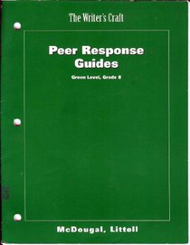 The Writers Craft Peer Response Guides, Green Level, Grade 8 (11 worksheet with guiding tips)