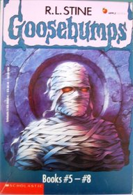 Goosebumps Boxed Set, Books 5 - 8: The Curse of the Mummy's Tomb, Let's Get Invisible!, Night of the Living Dummy, and The Girl Who Cried Monster