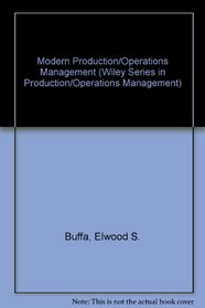 Modern Production/Operations Management, 8th Edition