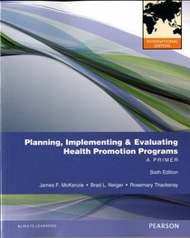 Planning, Implementing, & Evaluating Health Promotion Programs: A Primer