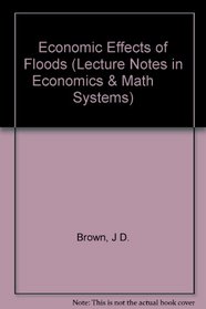 Economic Effects of Floods (Lecture Notes in Economics & Math      Systems)