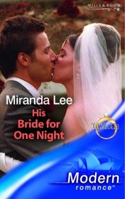 His Bride for One Night (Modern Romance)